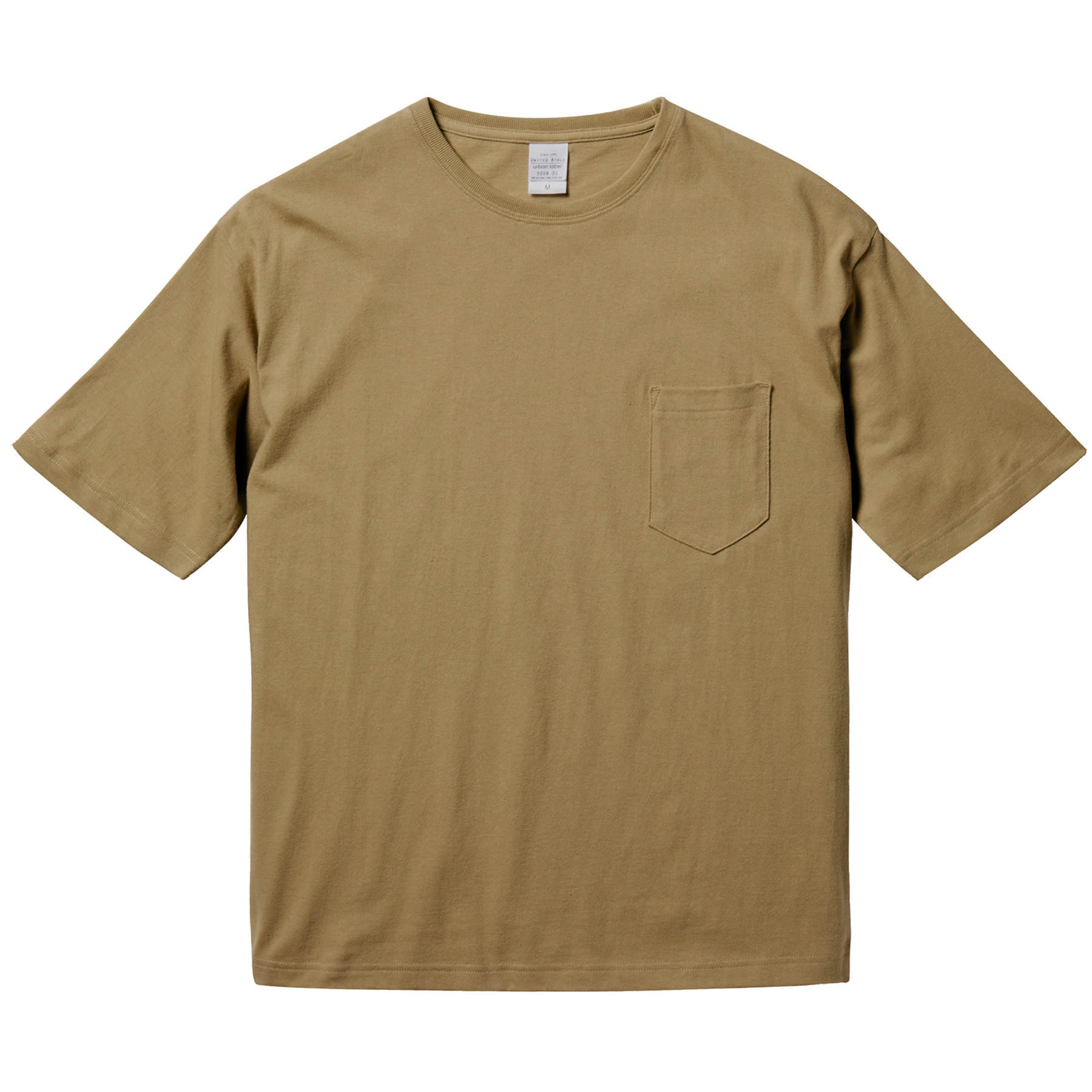 5.6オンス ビッグシルエット Tシャツ（ポケット付）【5008-01】