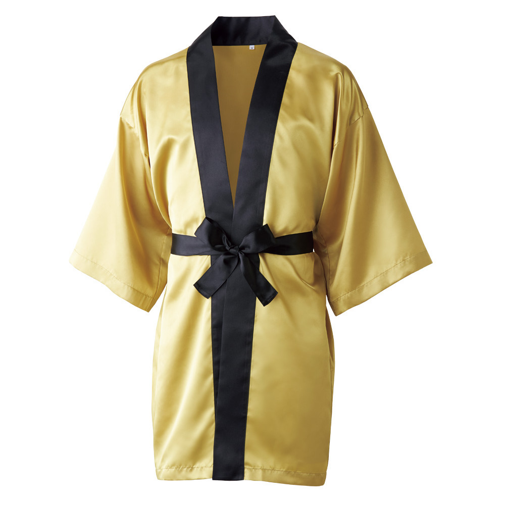 サテンハッピ ロング丈【ST-990】